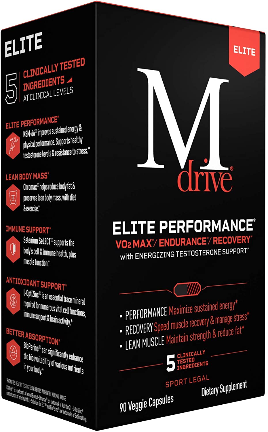Mdrive Store Mdrive Elite Testosterone Booster for Men - 90 Tablet-2