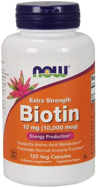 NOW Supplements Biotin 10 mg - 120 Tablet