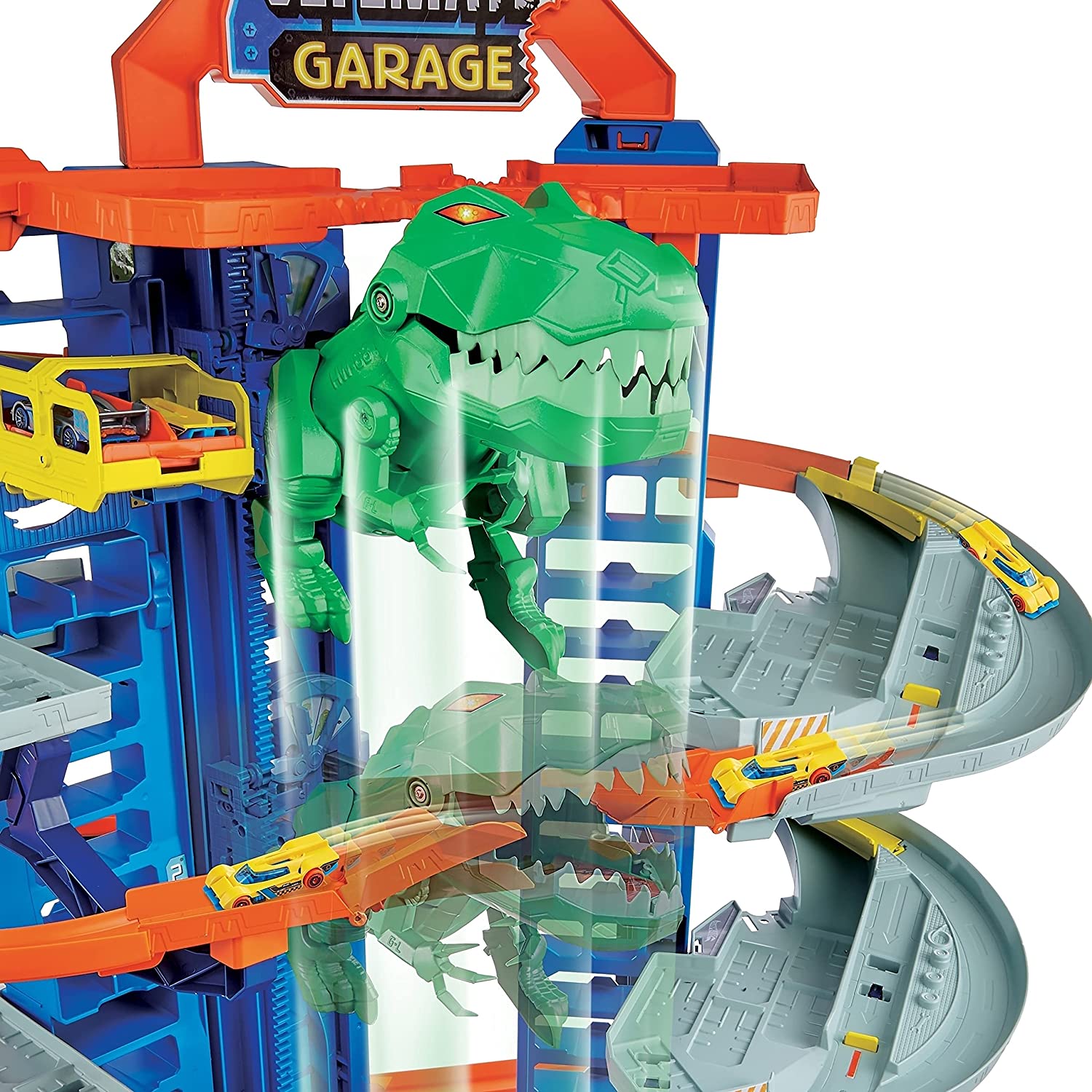 Hot Wheels City Robo T-Rex Ultimate Garage-3