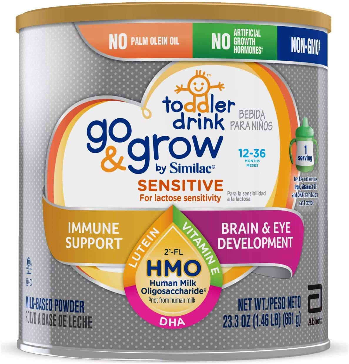 Similac Go & Grow Sensitive Go Toddler Drink 6'lı Paket - 661 g-2