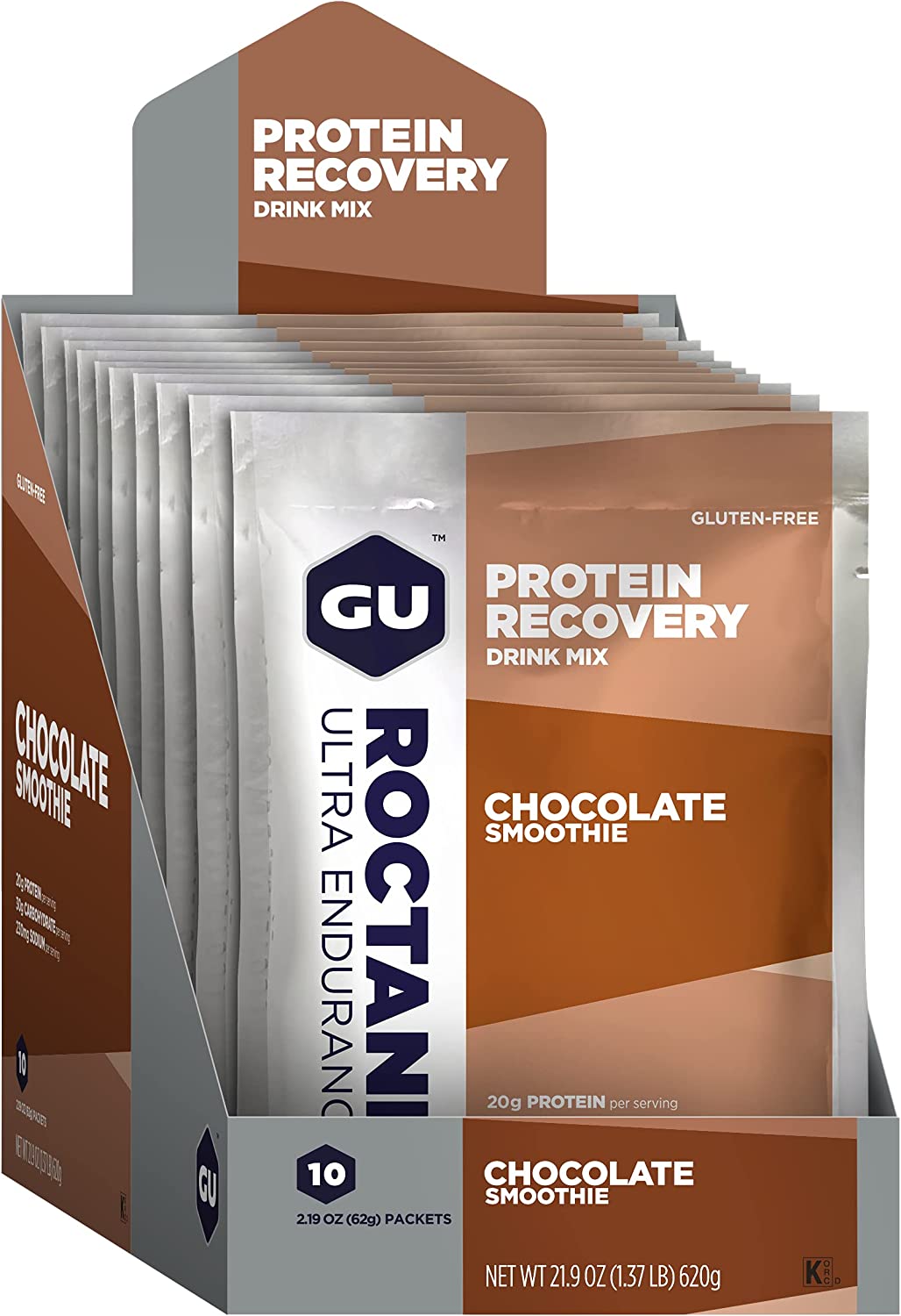 GU Energy Roctane Ultra Endurance Recovery Drink Mix - 10'lu Paket