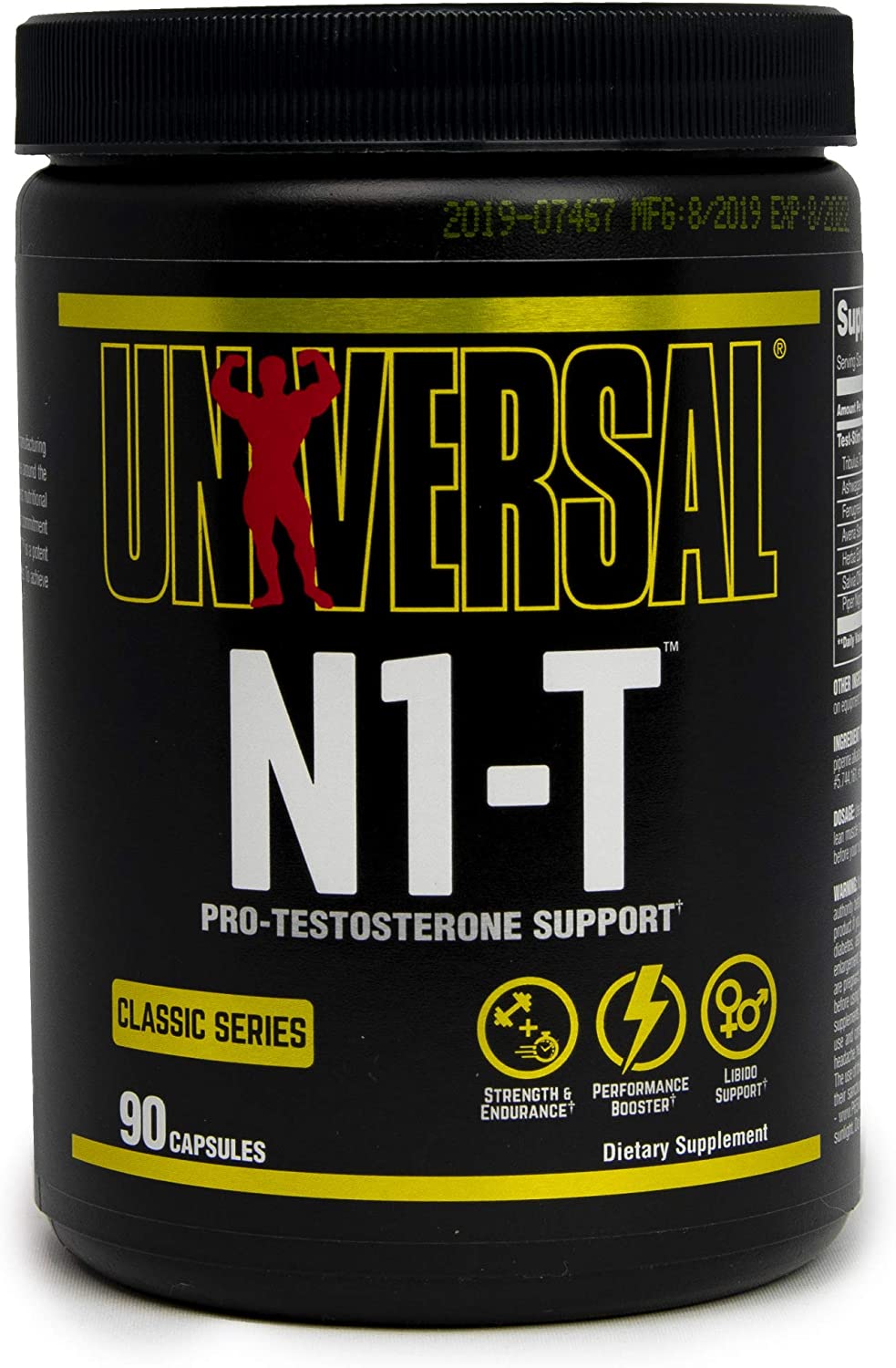 Universal Nutrition N1-T Natural Hormone Enhancer - 90 Tablet-0