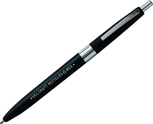 Skilcraft Recycled Ball Point Pen - Black-0