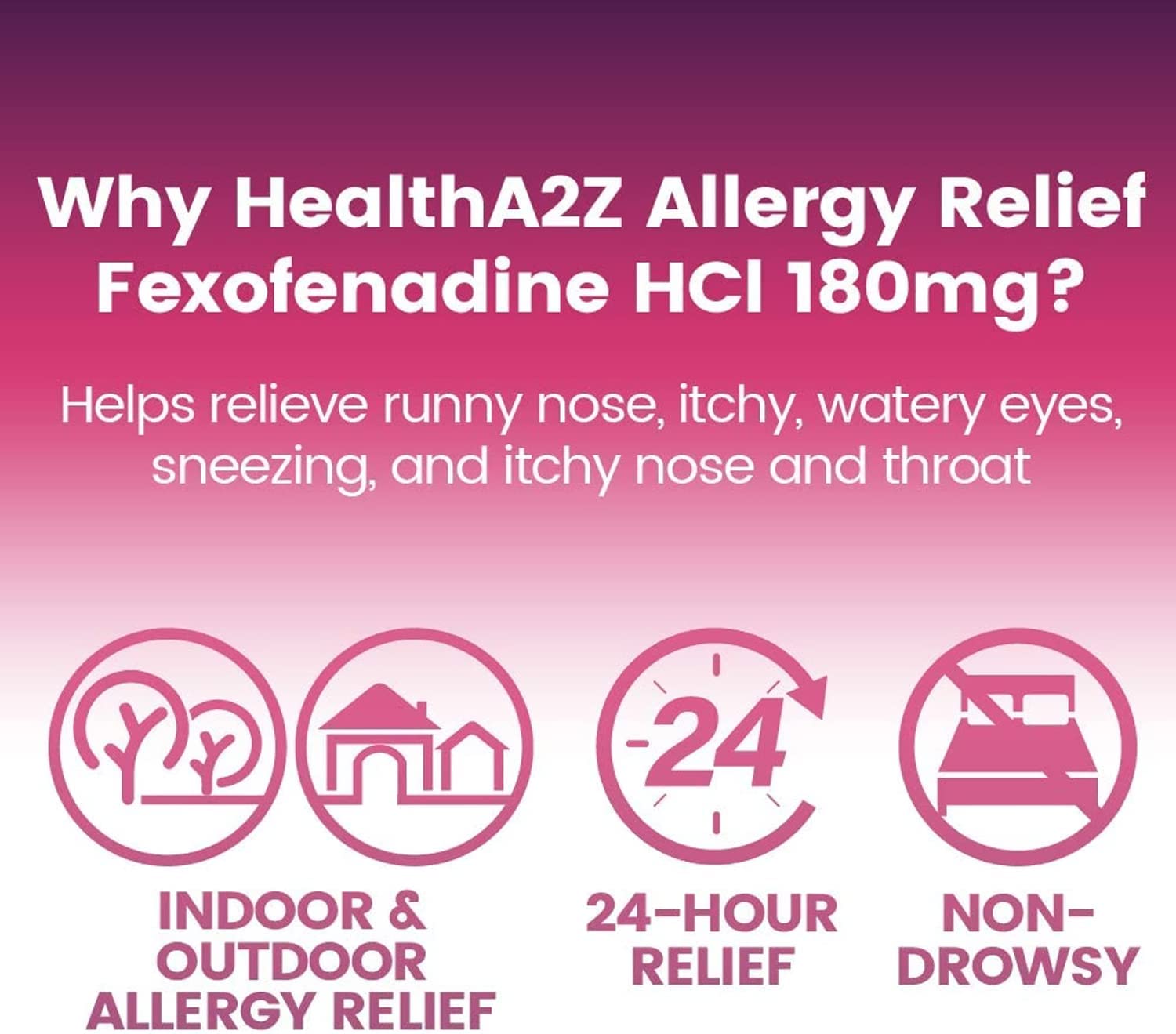 HealthA2Z Allergy Relief - 200 Tablet-1