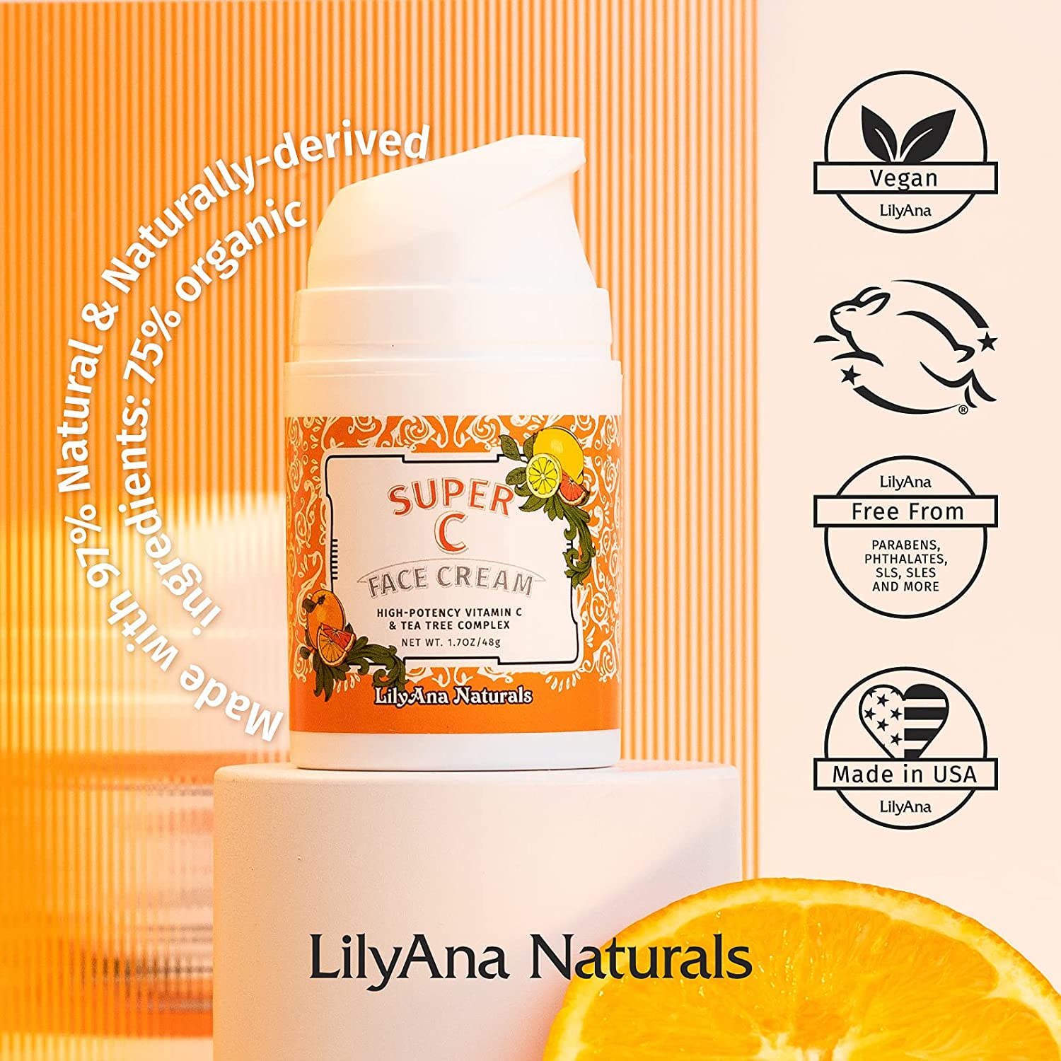 Lilyana Naturals Vitamin C Cream - 48 g-4