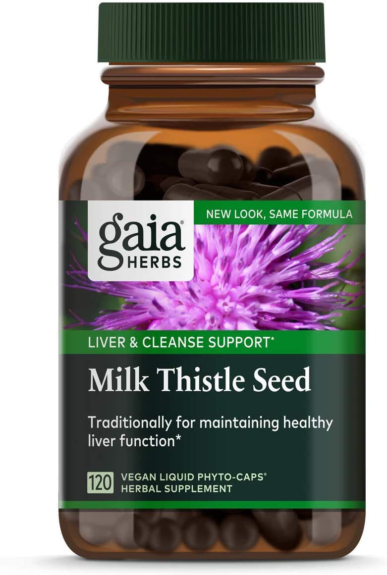 Gaia Herbs Milk Thistle Seed Liquid Phyto-Capsules - 120 Tablet