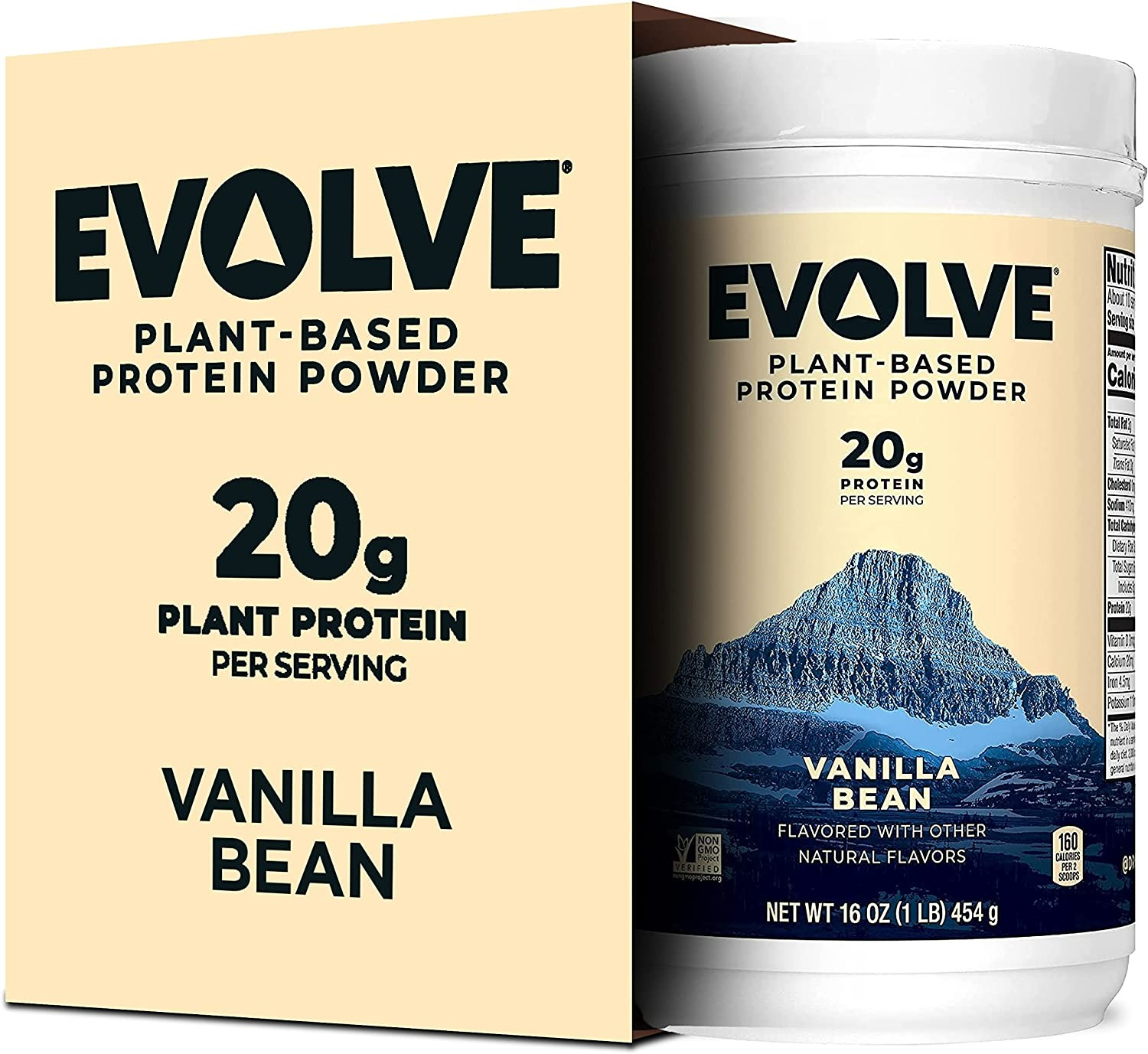 Evolve Protein Powder - Ideal Vanilla - 20g Protein - 16 Oz-0