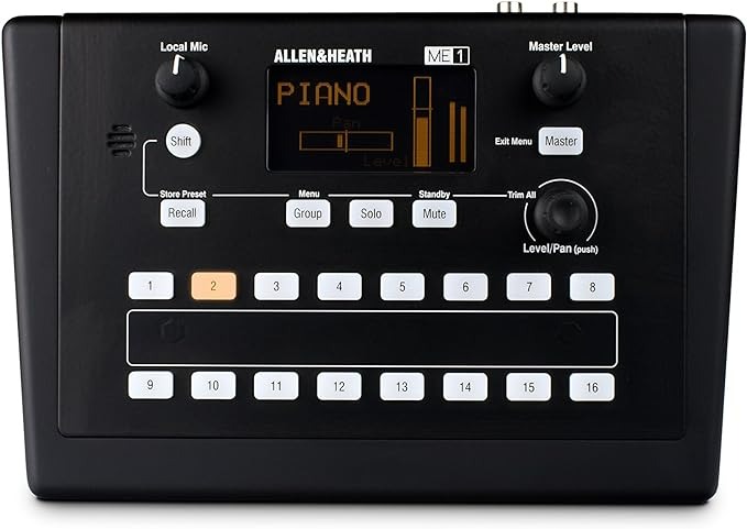 Allen & Heath ME-1 Digital Personal Mixer, 40 Inputs with level and pan control (AH-ME-1)-0
