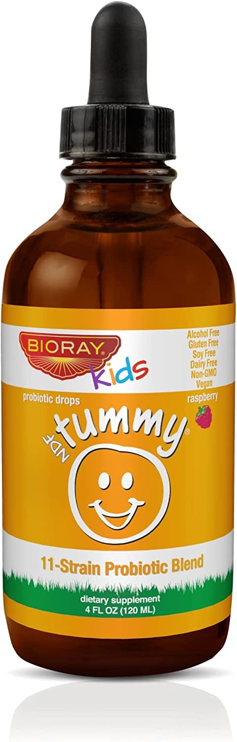 Bioray Kids NDF Tummy - Raspberry - 4 Fl Oz-0