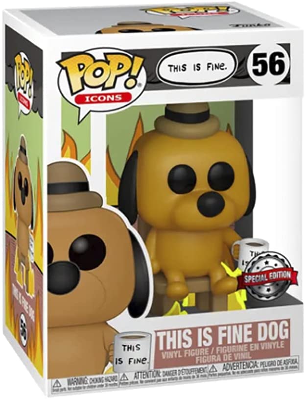 Funko Pop! This is Fine Dog Vinyl Figure -1