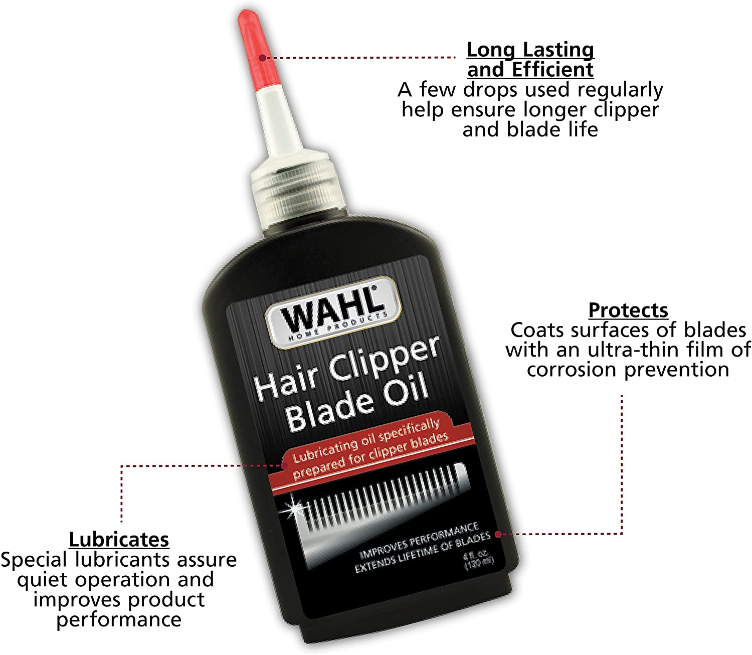 Wahl Premium Hair Clipper Blade Lubricating Oil-1