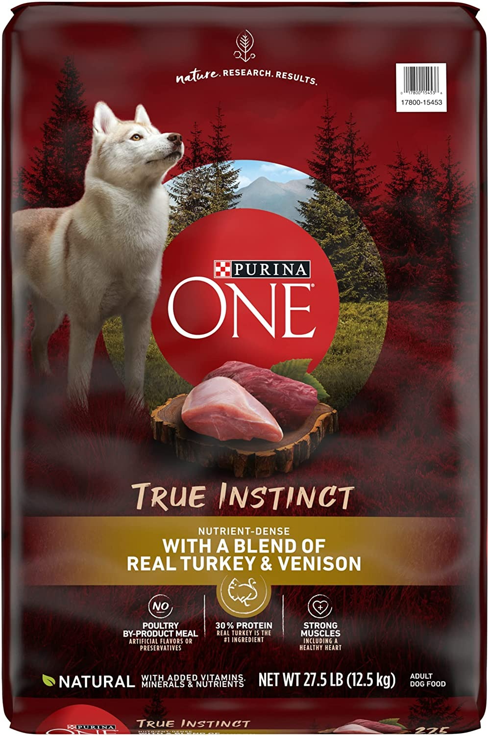 Purina One High Protein Natural Dry Dog Food True Instinct - 12.5 kg-0