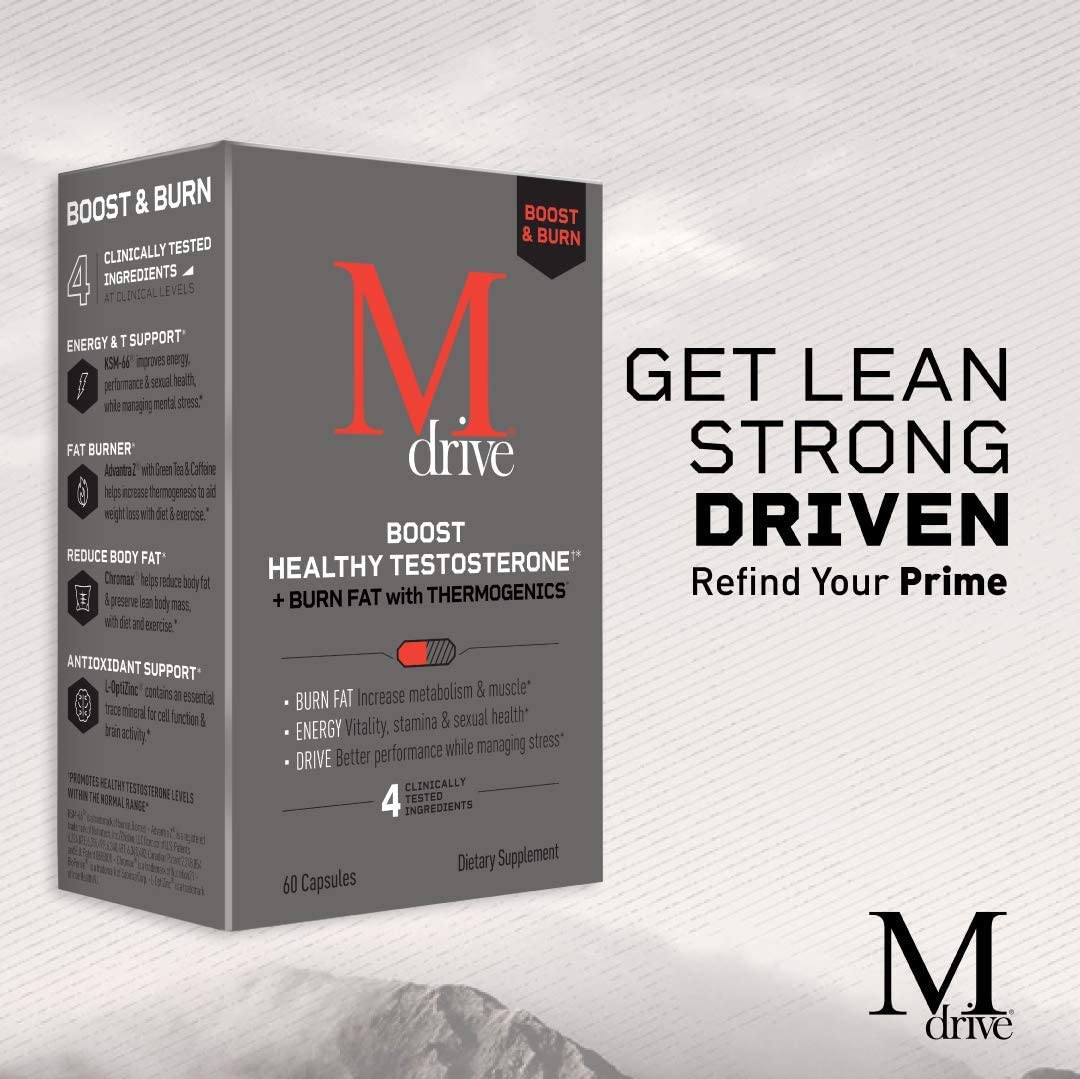 Mdrive Boost and Burn Testosterone - 60 Tablet-1