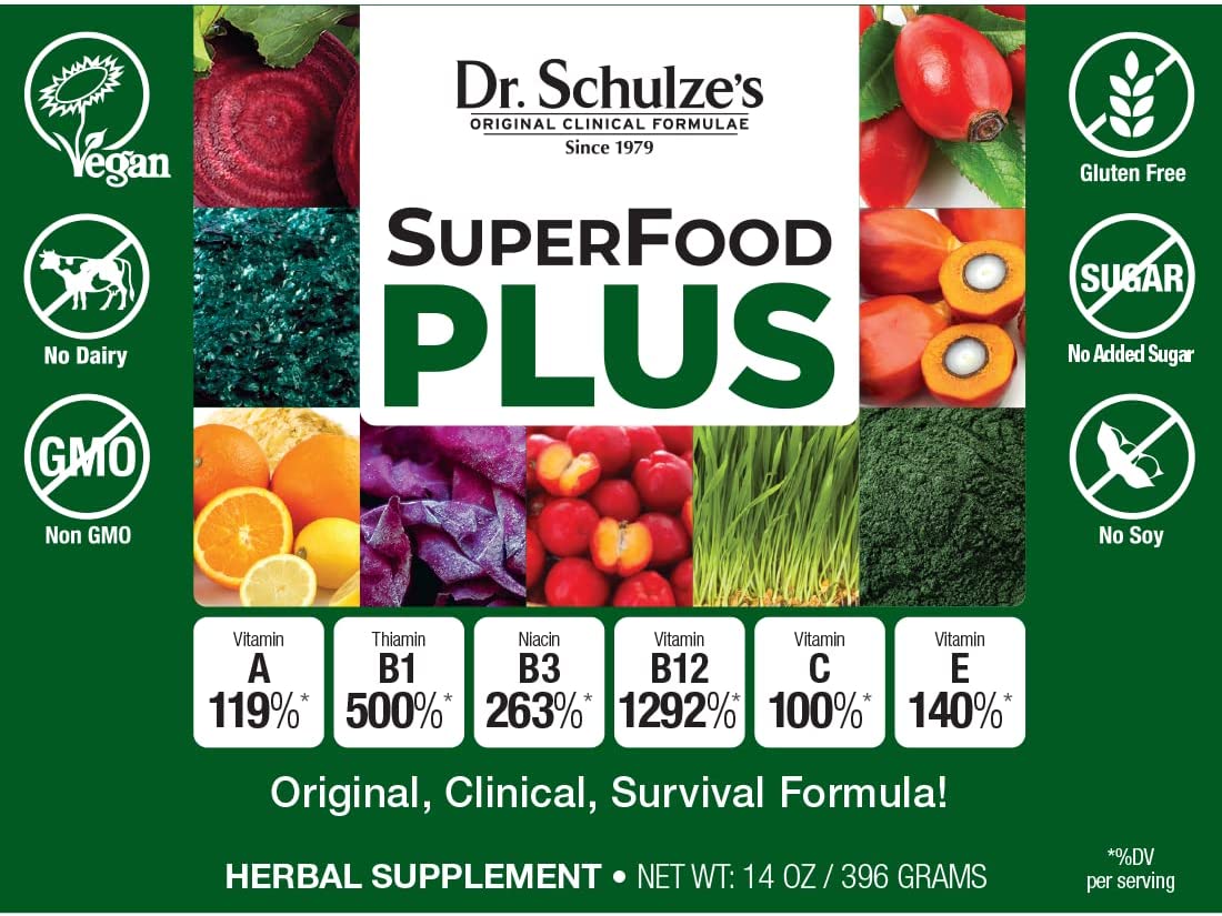 Dr. Schulze's SuperFood Plus Supplement - 398 g-4