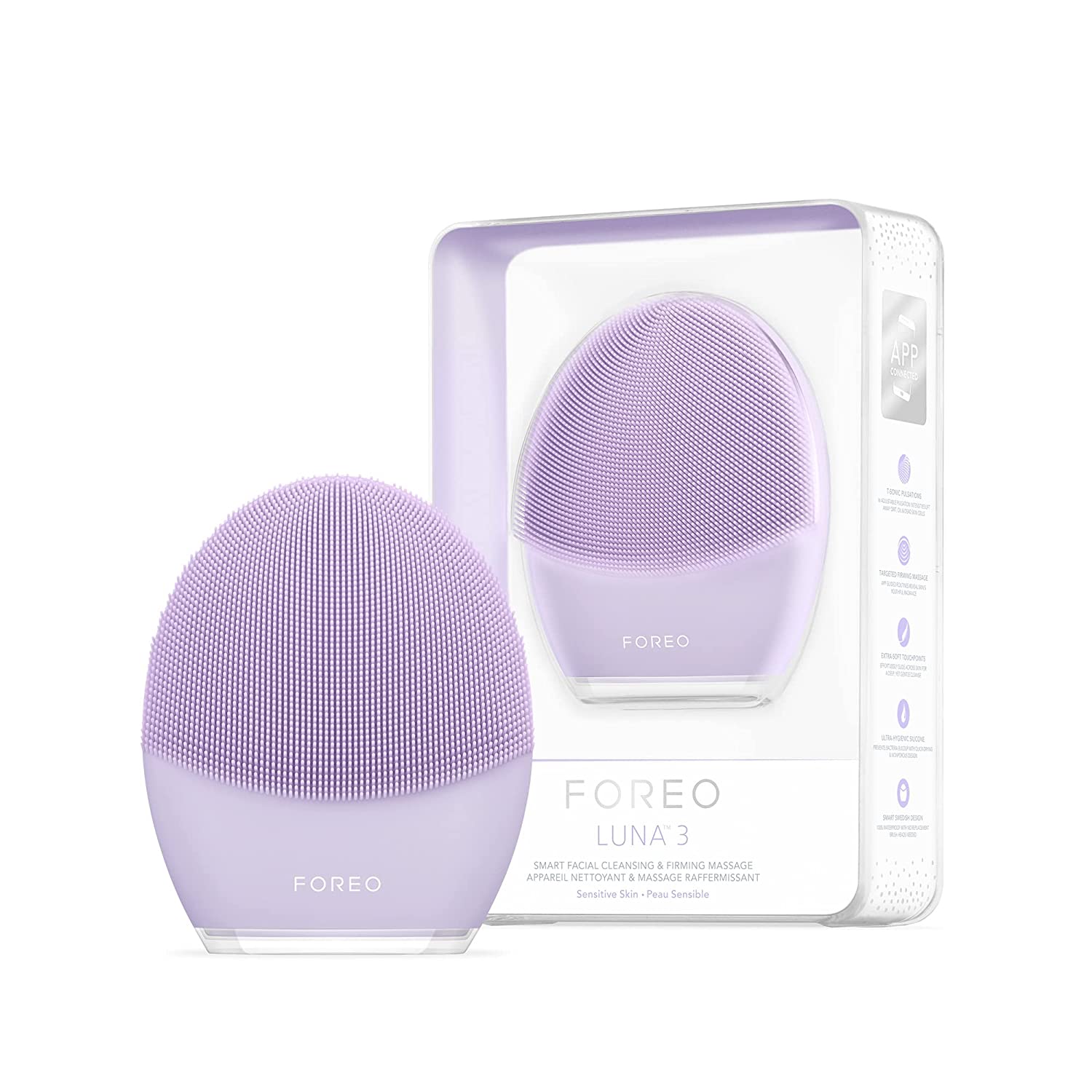 Foreo LUNA 3 Facial Cleansing Brush & Anti Aging Face Massager