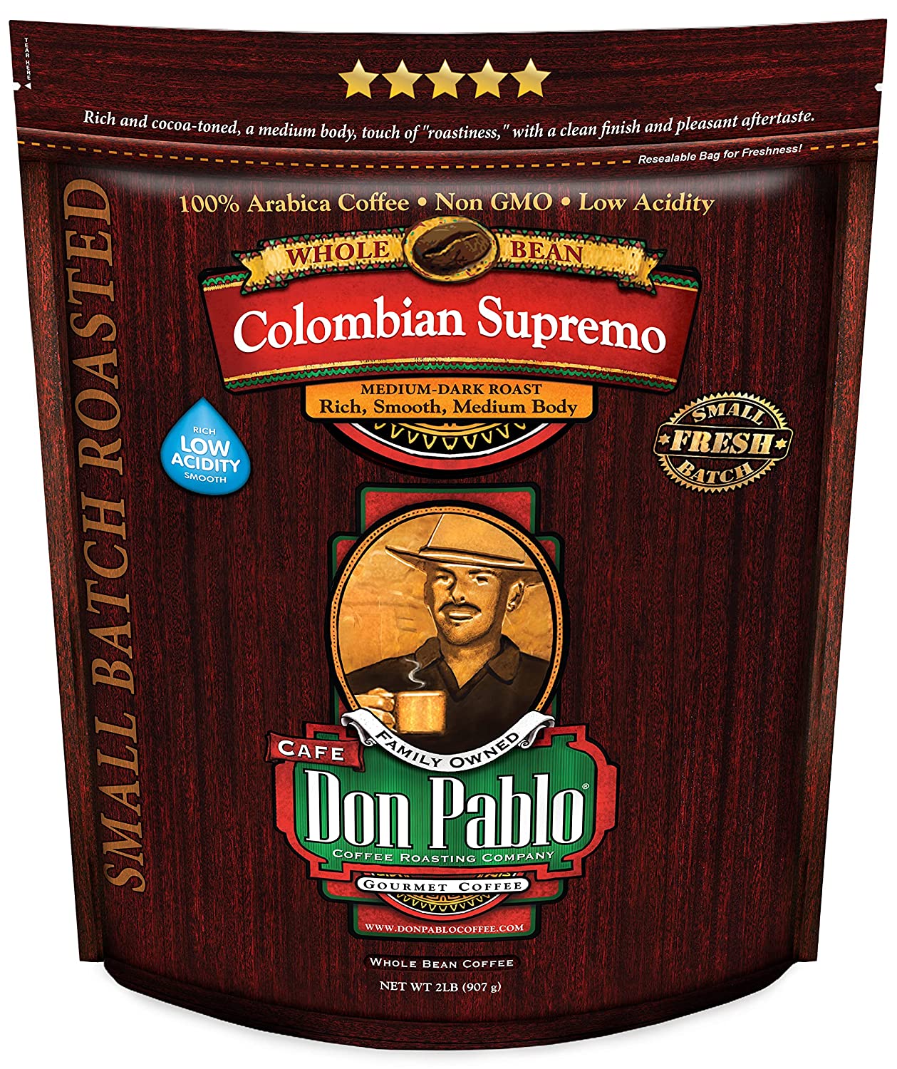 Don Pablo Coffee Colombian Supremo - 907 g-3
