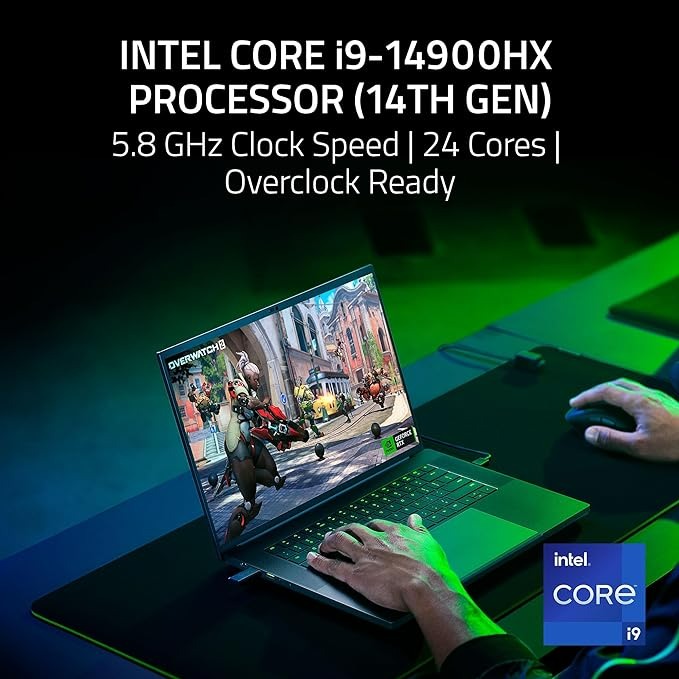 Razer Blade 16 (2024) Gaming Laptop: NVIDIA GeForce RTX 4080 - Intel Core i9-14900HX 14th Gen CPU - 32 GB Ram-2