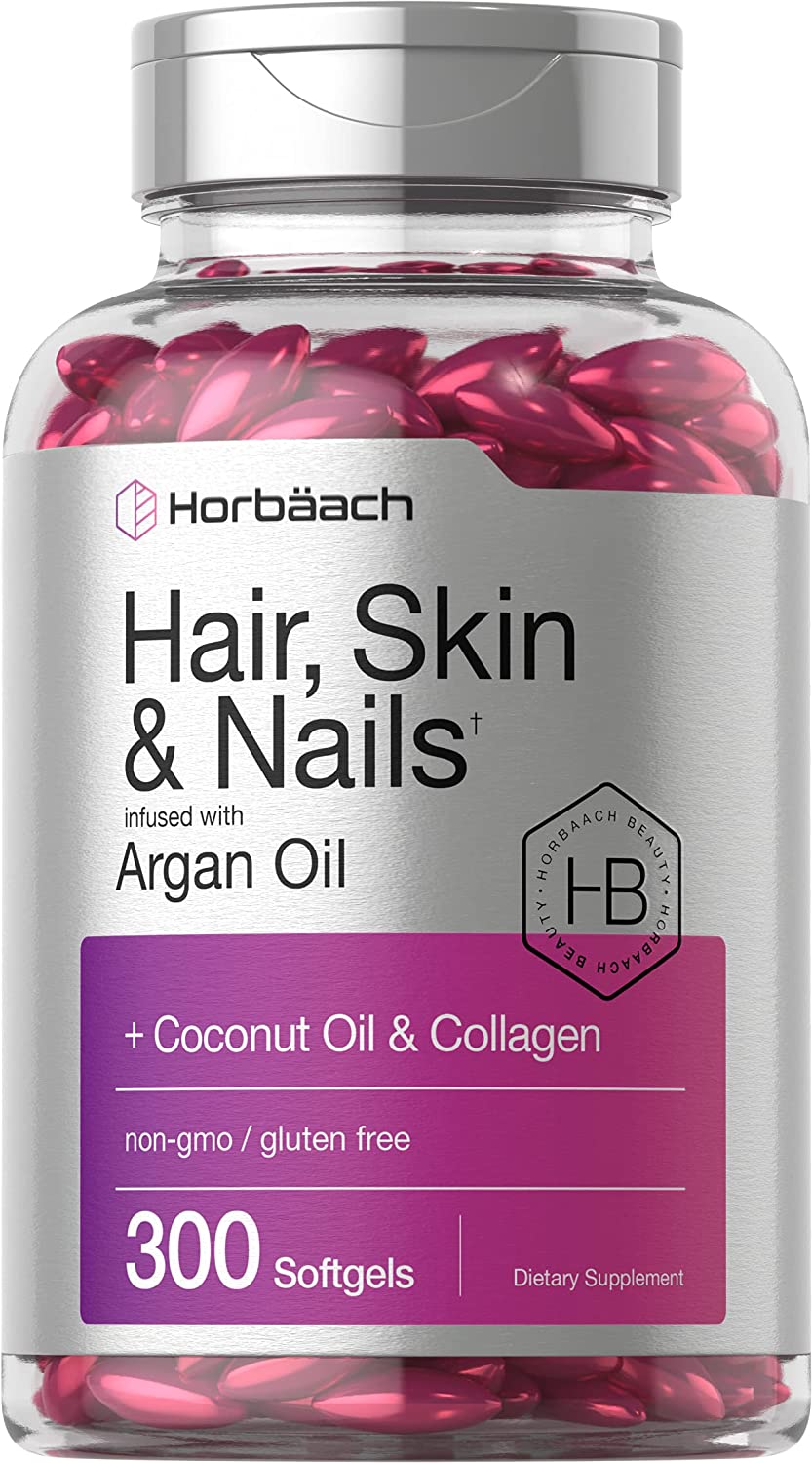 Horbaach Hair Skin and Nails Vitamins - 300 Tablet-2