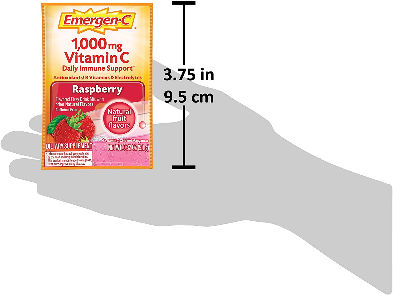 Emergen-C 1000mg Vitamin C Powder Raspberry - 30 Paket-1