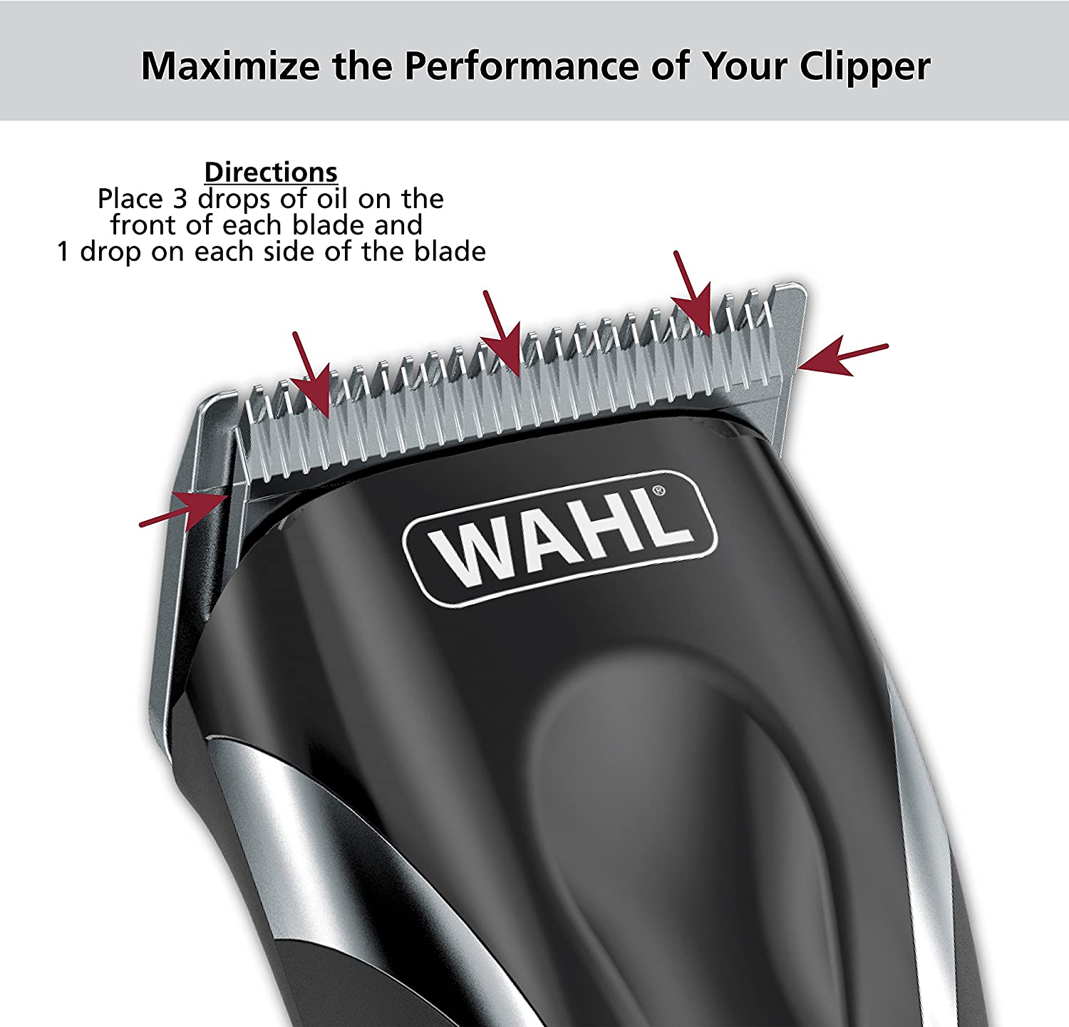 Wahl Premium Hair Clipper Blade Lubricating Oil-2