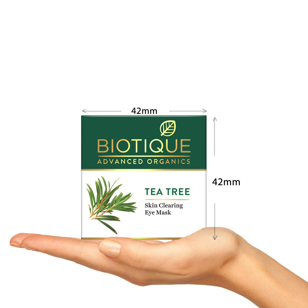 Biotique Tea Tree Skin Clearing Eye Mask - 15 g-0
