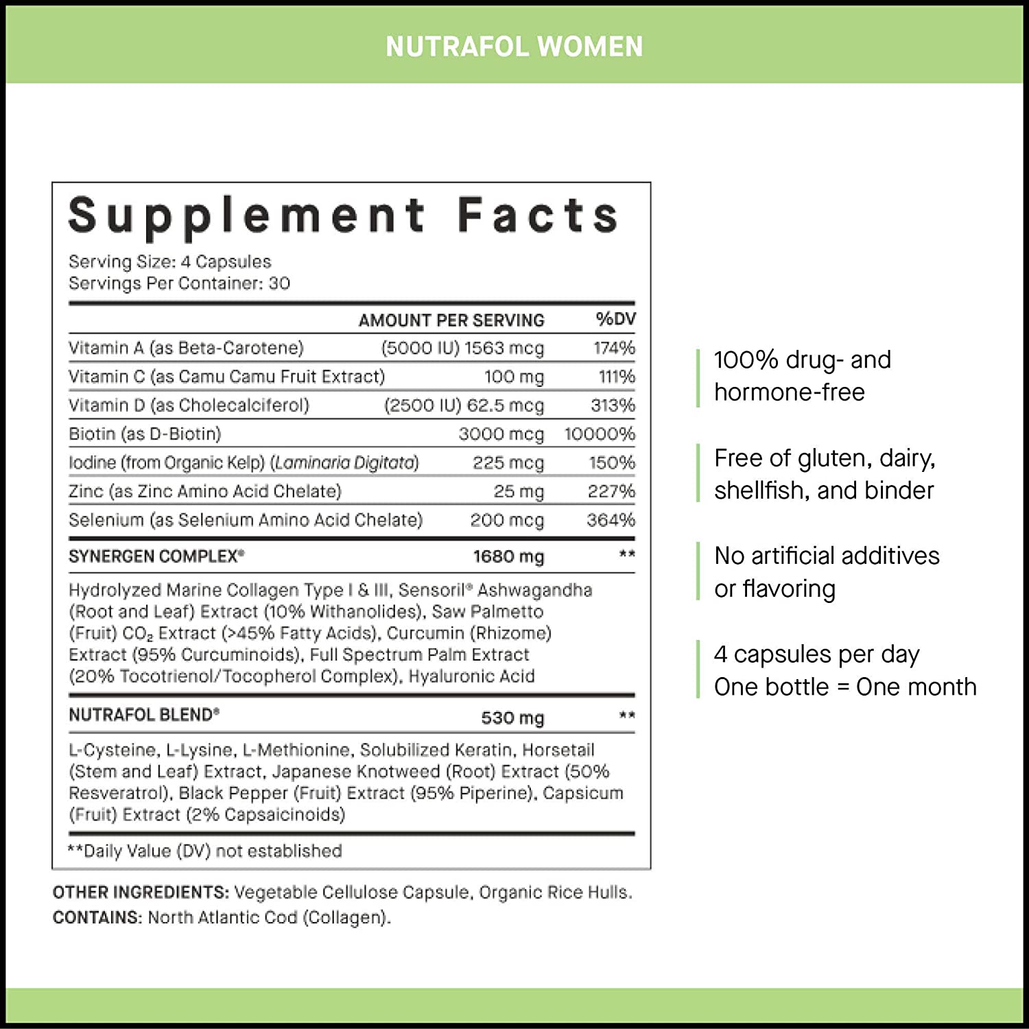 Nutrafol Women Hair Growth Supplement for Thicker, Stronger Hair-2