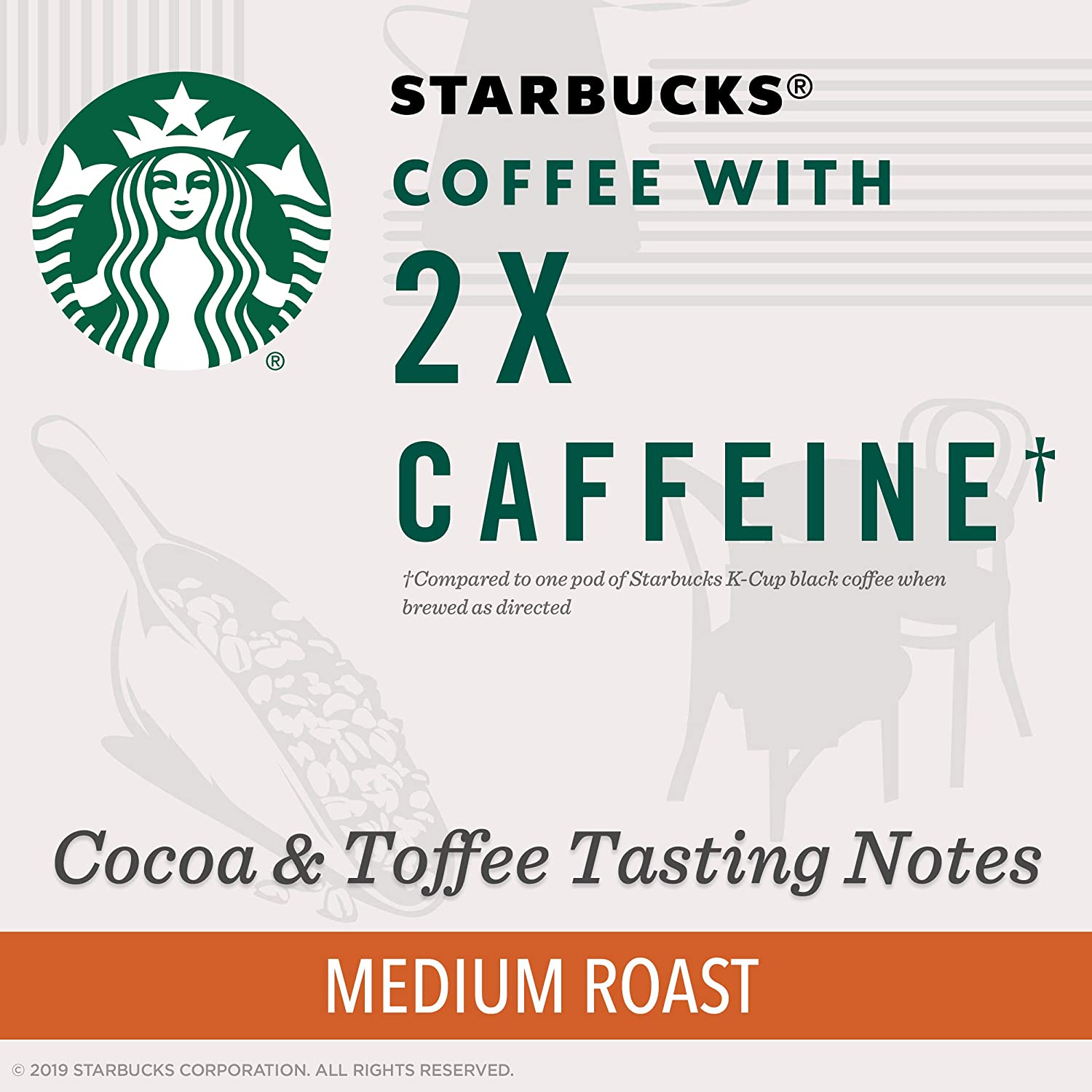 Starbucks  Coffee Pods with 2 x Caffeine - 10 Count-3