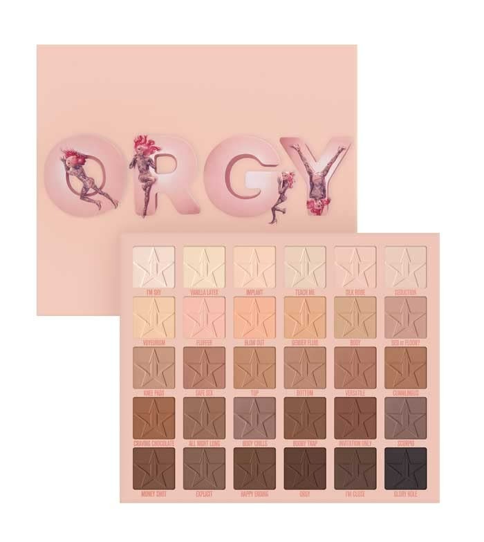 Jeffree Star Cosmetics Orgy Eyeshadow Palette - 30 Nude Colors-0
