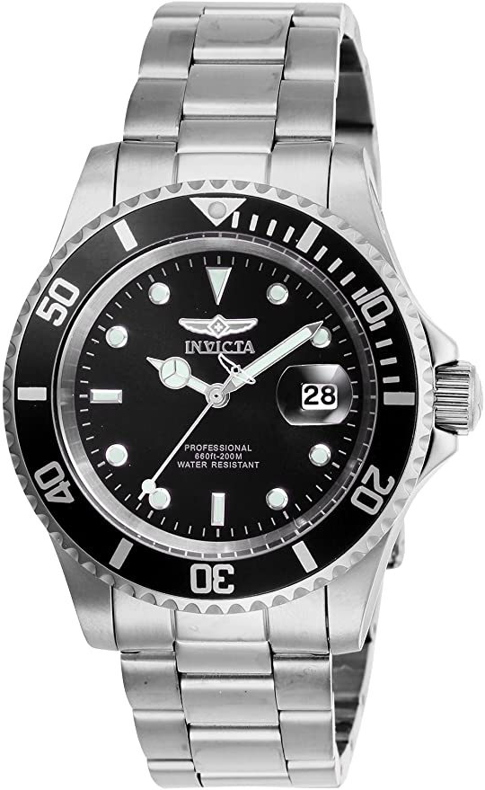 Invicta Men's Pro Diver Quartz Watch with Stainless Steel Strap-0