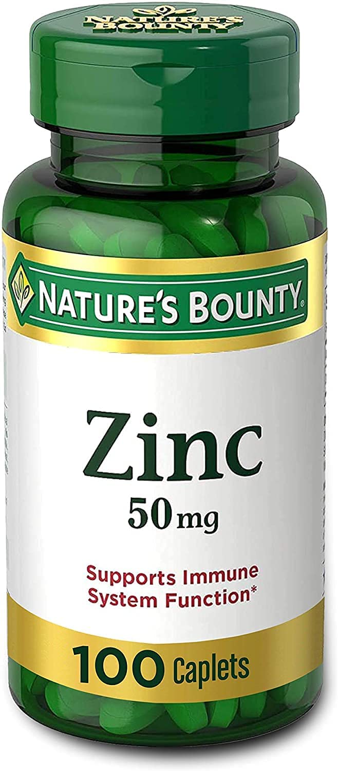 Nature's Bounty Zinc 50 mg - 100 Tablet-0