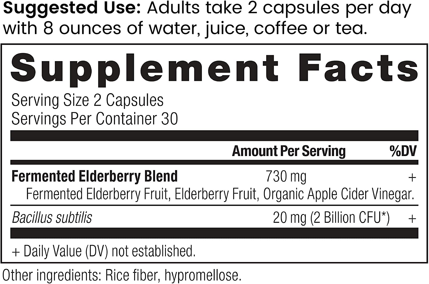 Ancient Nutrition Ancient Herbals Black Elderberry Capsules - 60 Tablet-1