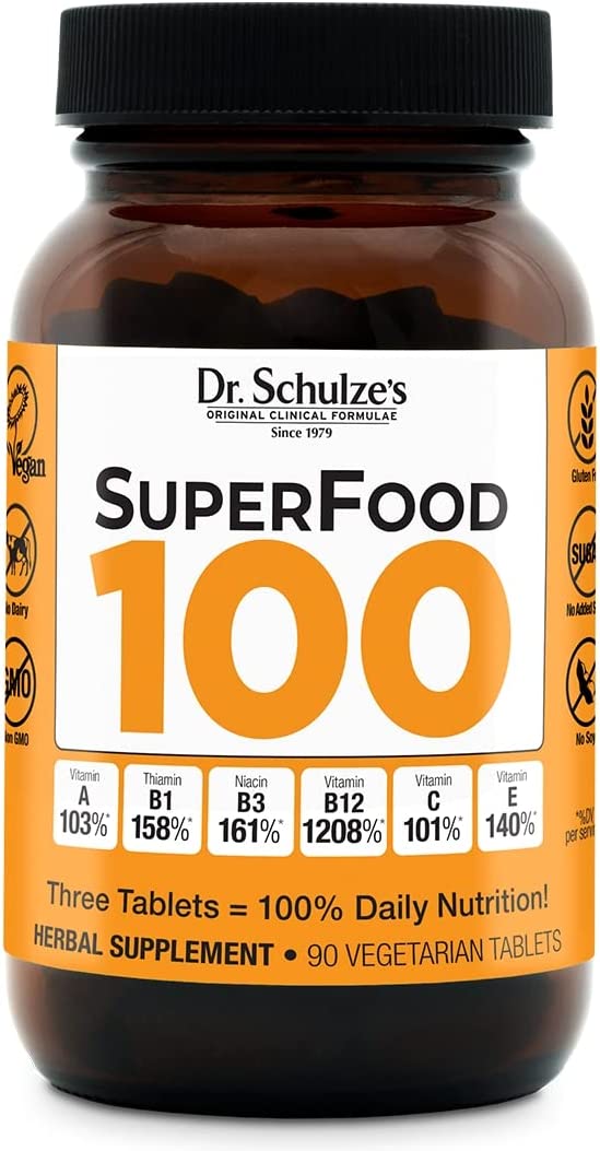 Dr. Schulze’s SuperFood 100 - 90 Tablet-3