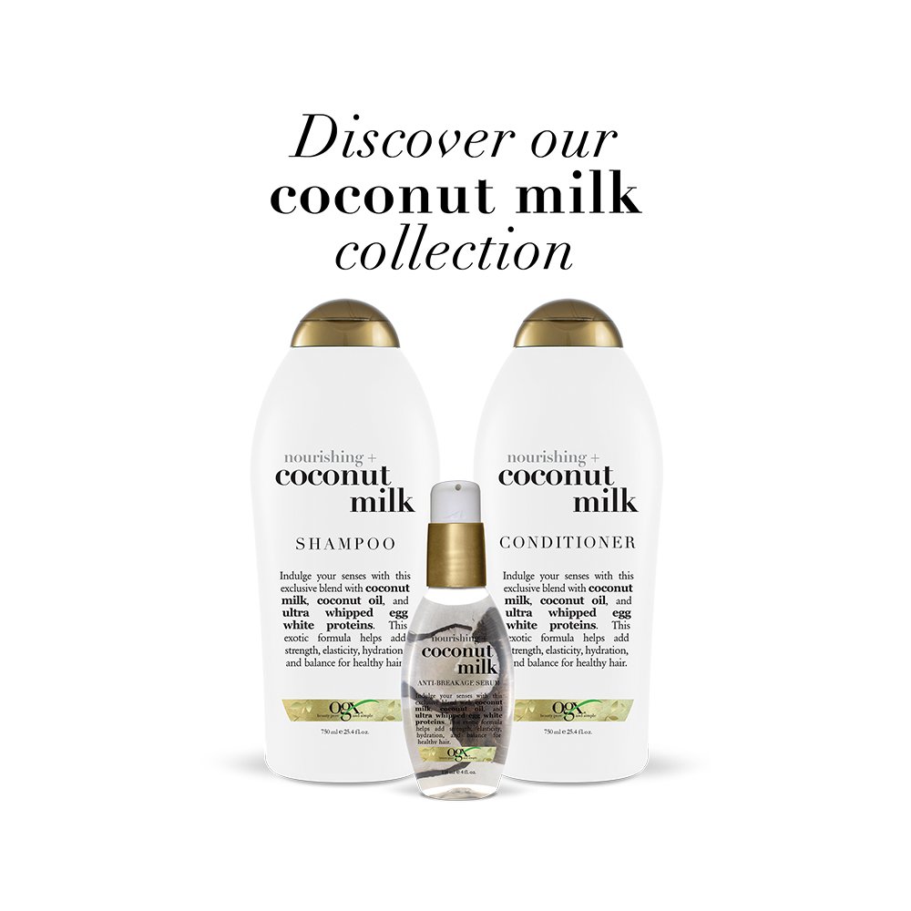OGX Nourishing + Coconut Milk Shampoo - 750 ml-1