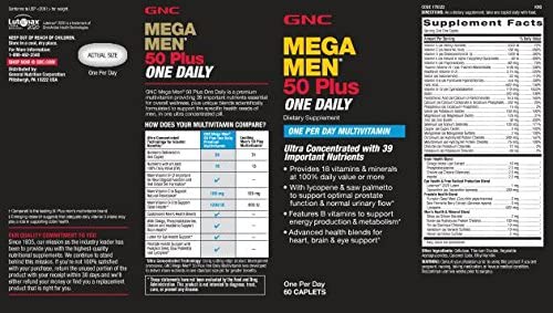 GNC Mega Men 50 Plus - 60 Tablet (2'li Paket)-2