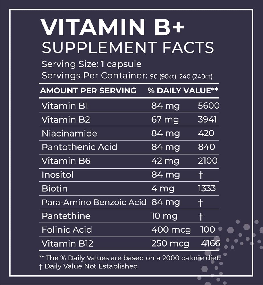 BodyBio Vitamin B - 90 Tablet-1