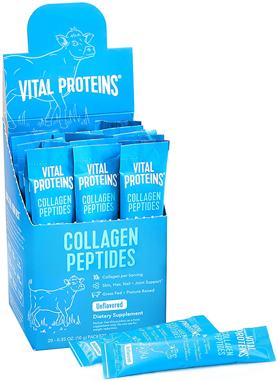 Vital Proteins Collagen Peptides Powder Supplement - 20 Paket