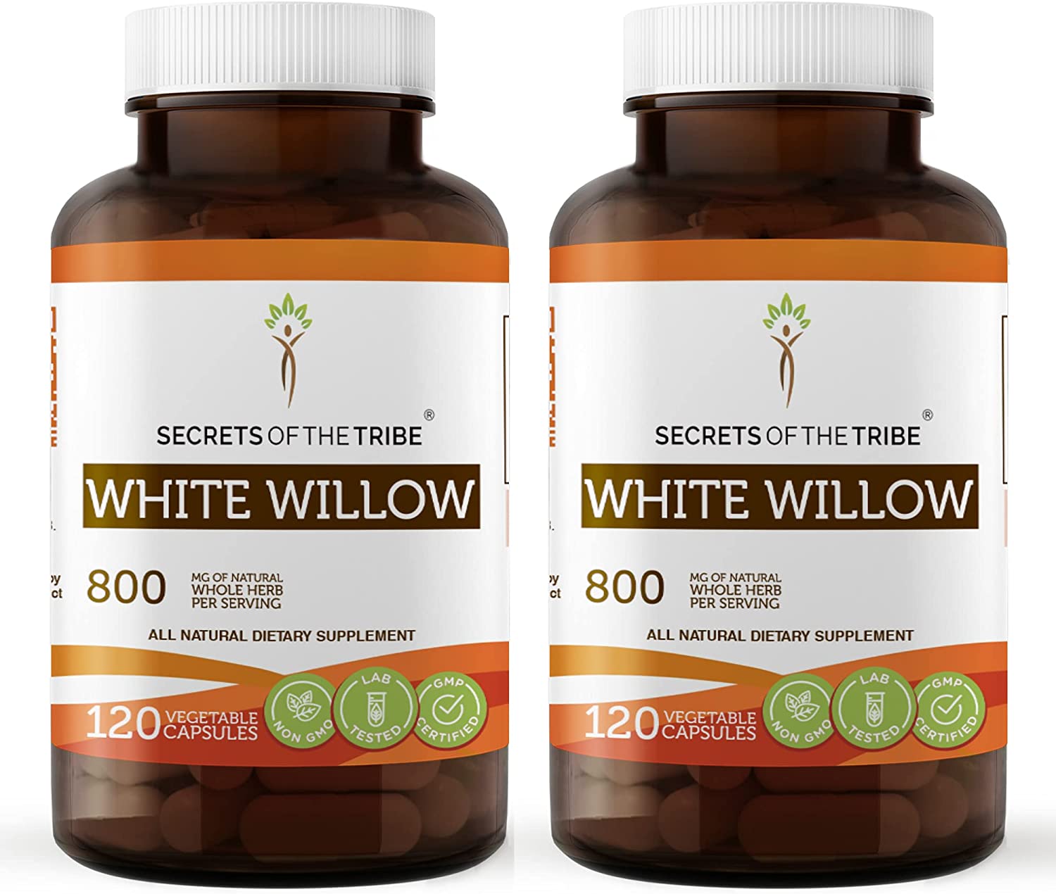 Secrets Of The Tribe White Willow - 120 Capsules-1