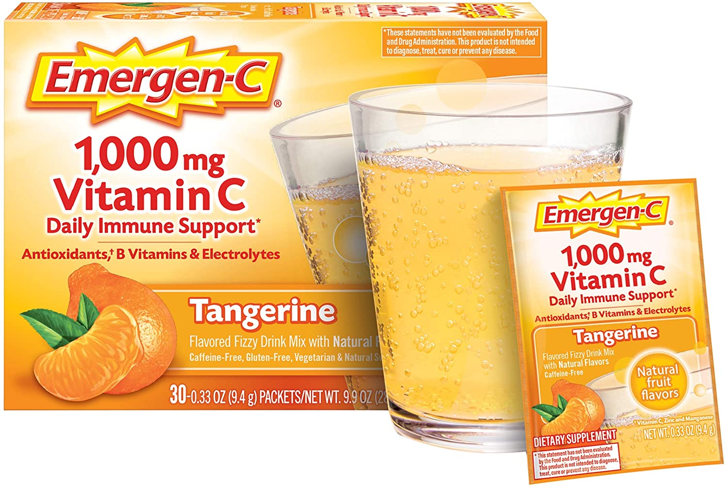 Emergen-C 1000mg Vitamin C Tangerine Powder - 30 Paket-4