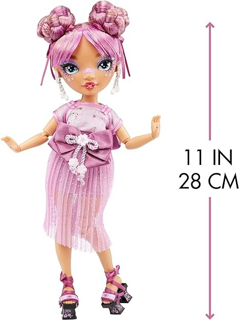 Rainbow High Lila Yamamoto - Mauve Purple Fashion Doll-2