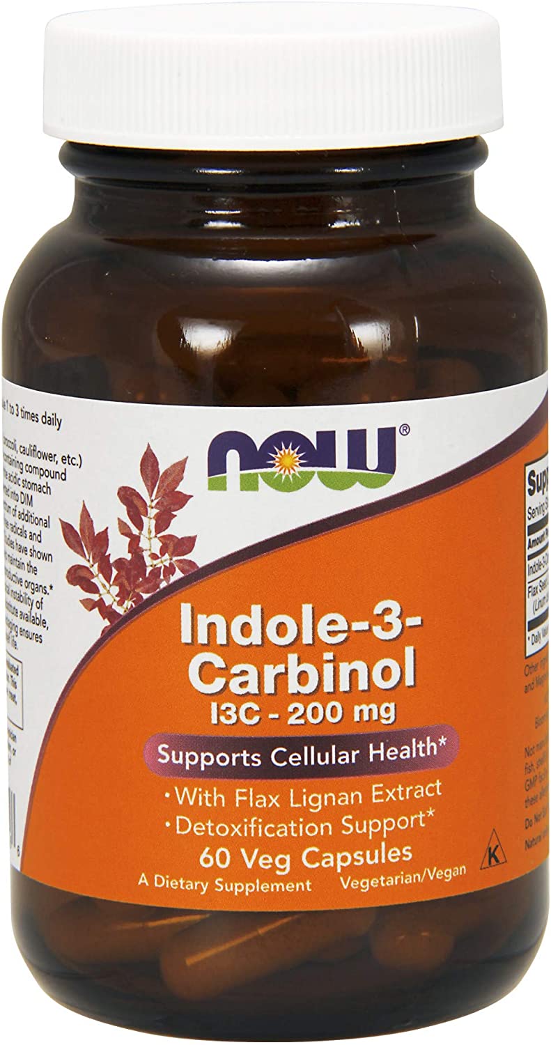 NOW Supplements Indole-3-Carbinol 200 mg - 60 Tablet-0