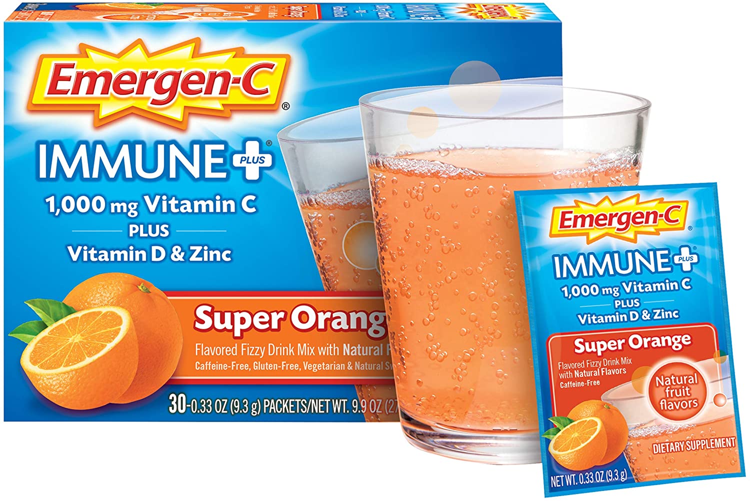 Emergen-C Immune 1000mg Vitamin C Powder Orange - 30 Paket-2