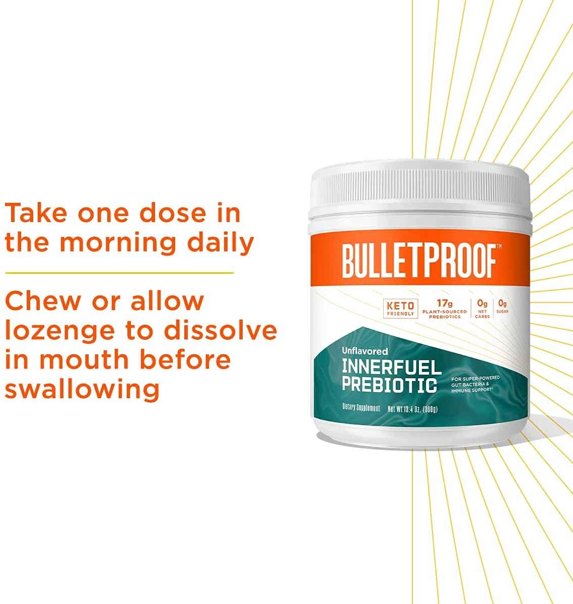 Bulletproof InnerFuel Prebiotic Powder - 380 g-4