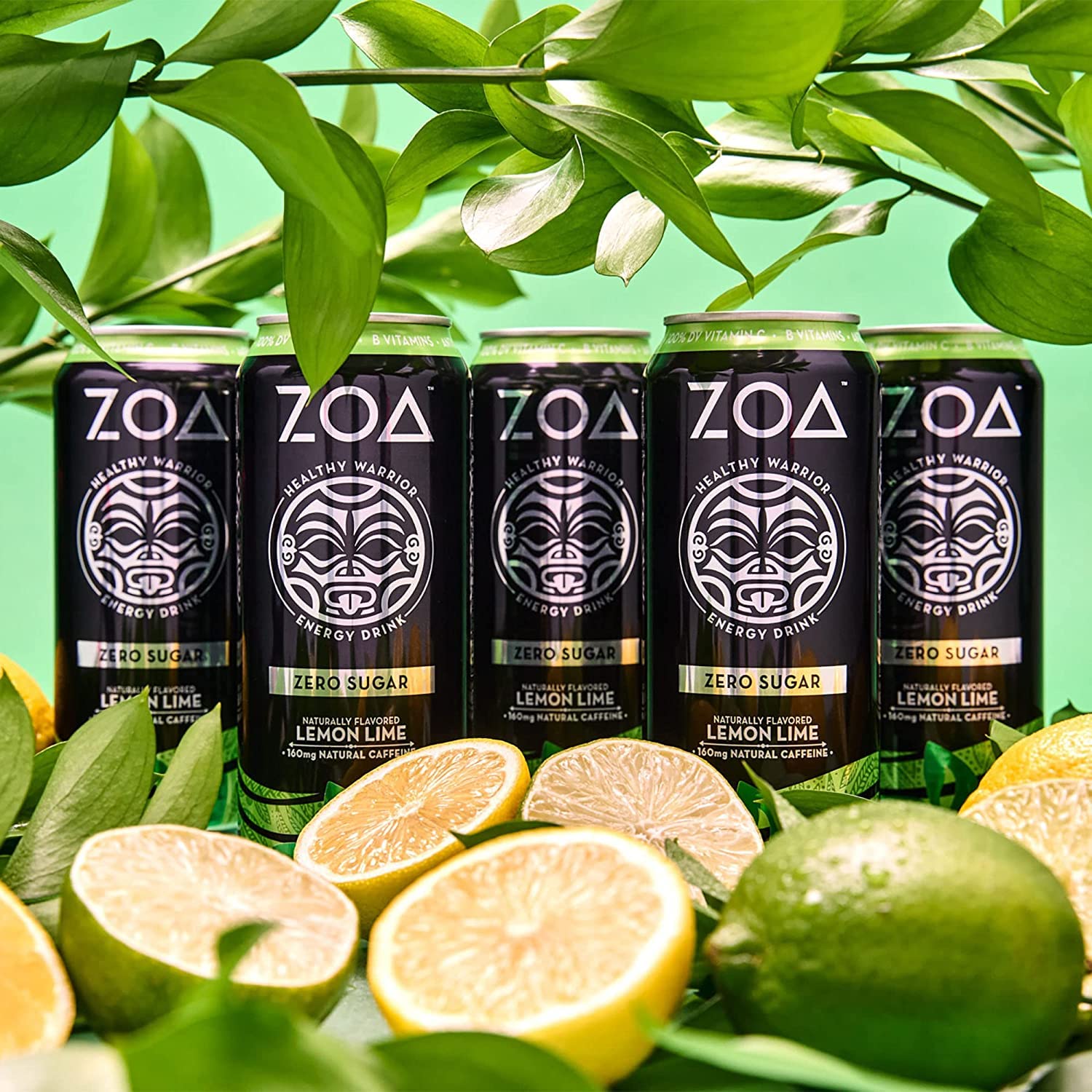 Zoa Zero Sugar Lemon Lime - 12 Pack-2