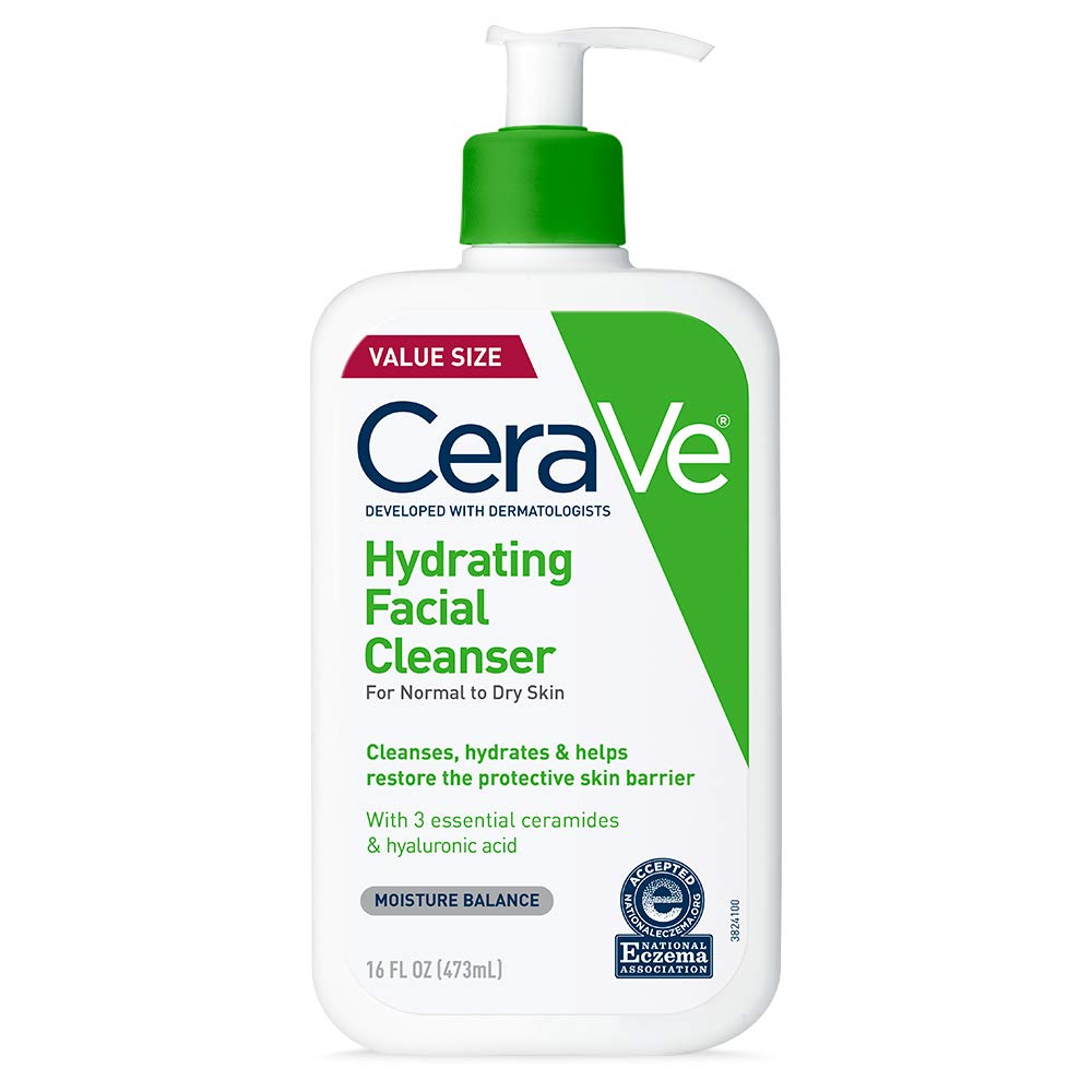 Cerave Hydrating Facial Cleanser - 473 ml-1