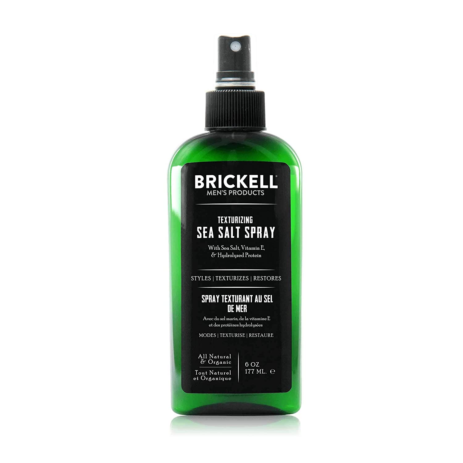 Brickell Men's Texturizing Sea Salt Spray - 177 ml-0