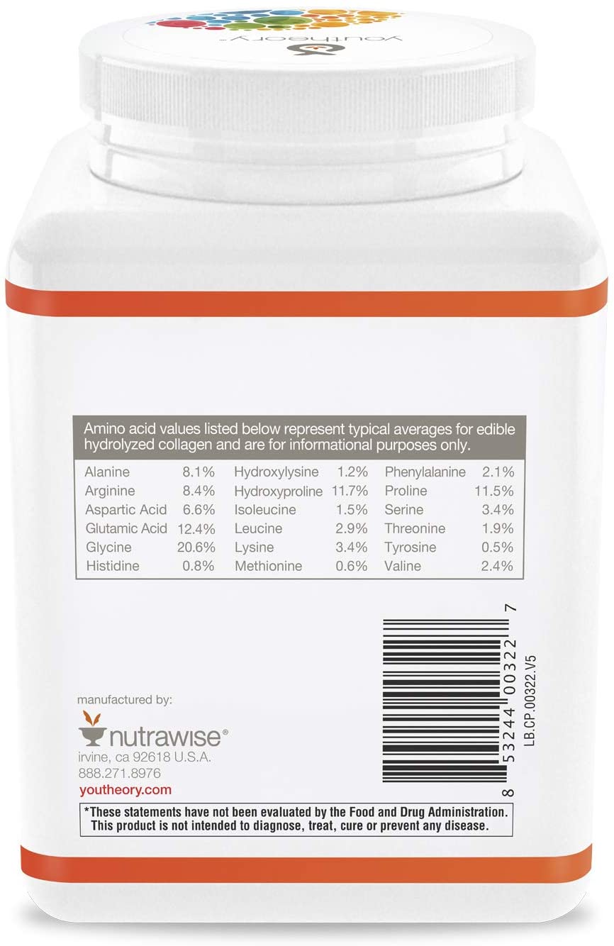 Youtheory Collagen Powder Vanilla - 10 oz-1