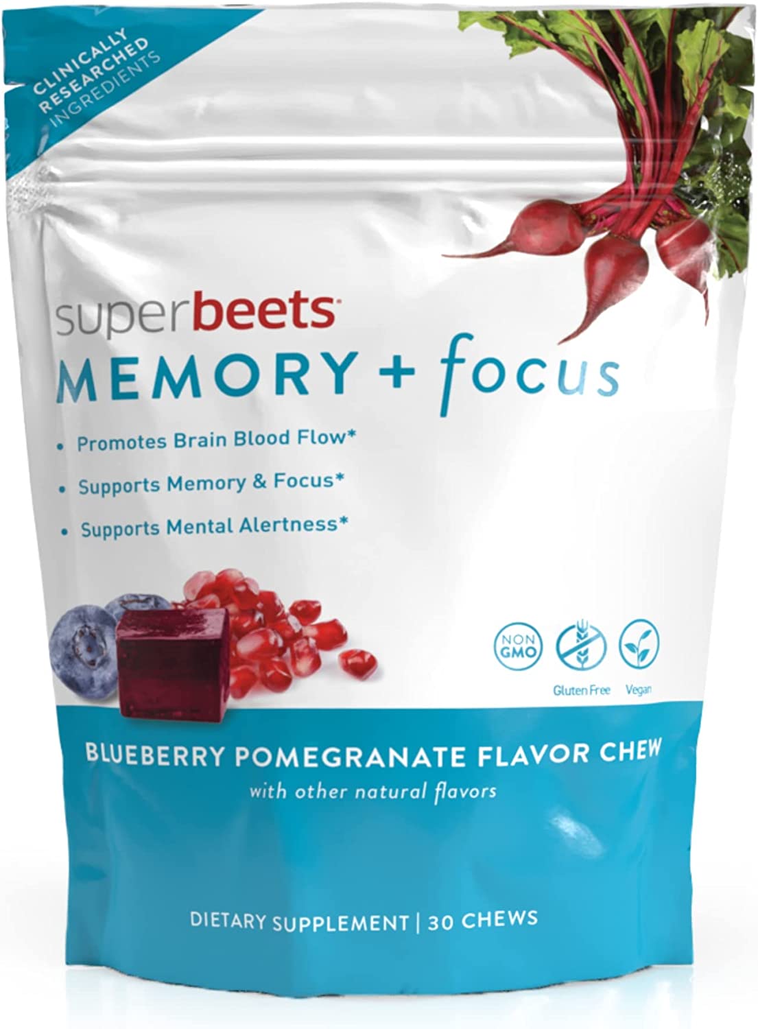 HumanN SuperBeets Memory - 30 Count