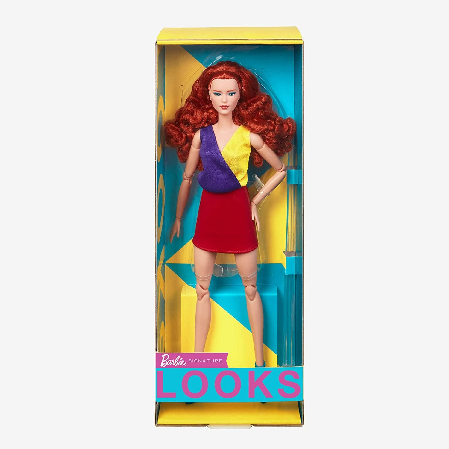 Barbie Looks Doll with Curly Red Hair-2