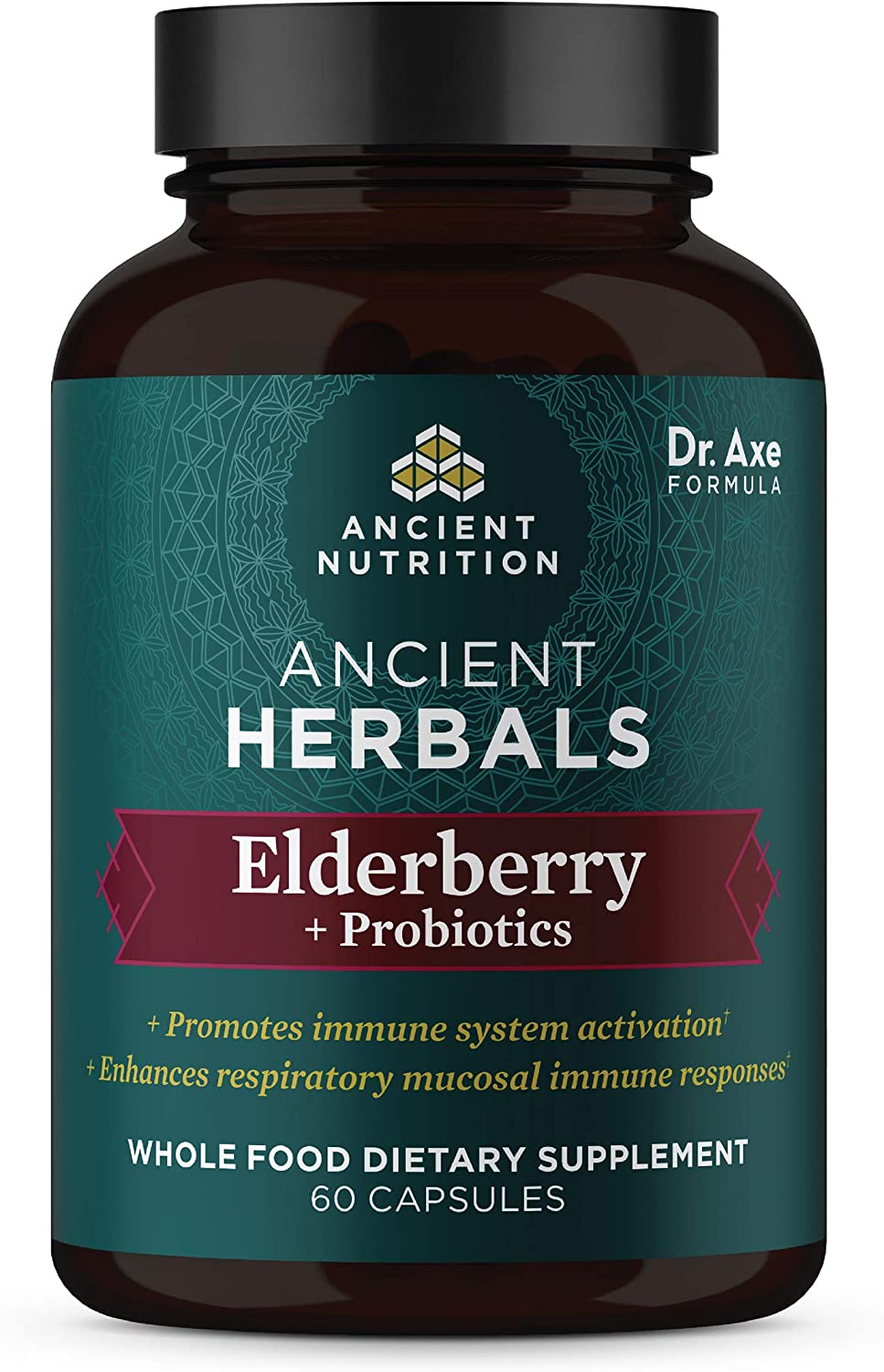 Ancient Nutrition Ancient Herbals Black Elderberry Capsules - 60 Tablet