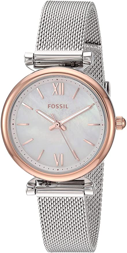 Fossil Women's Carlie Mini Stainless Steel Quartz Watch-0